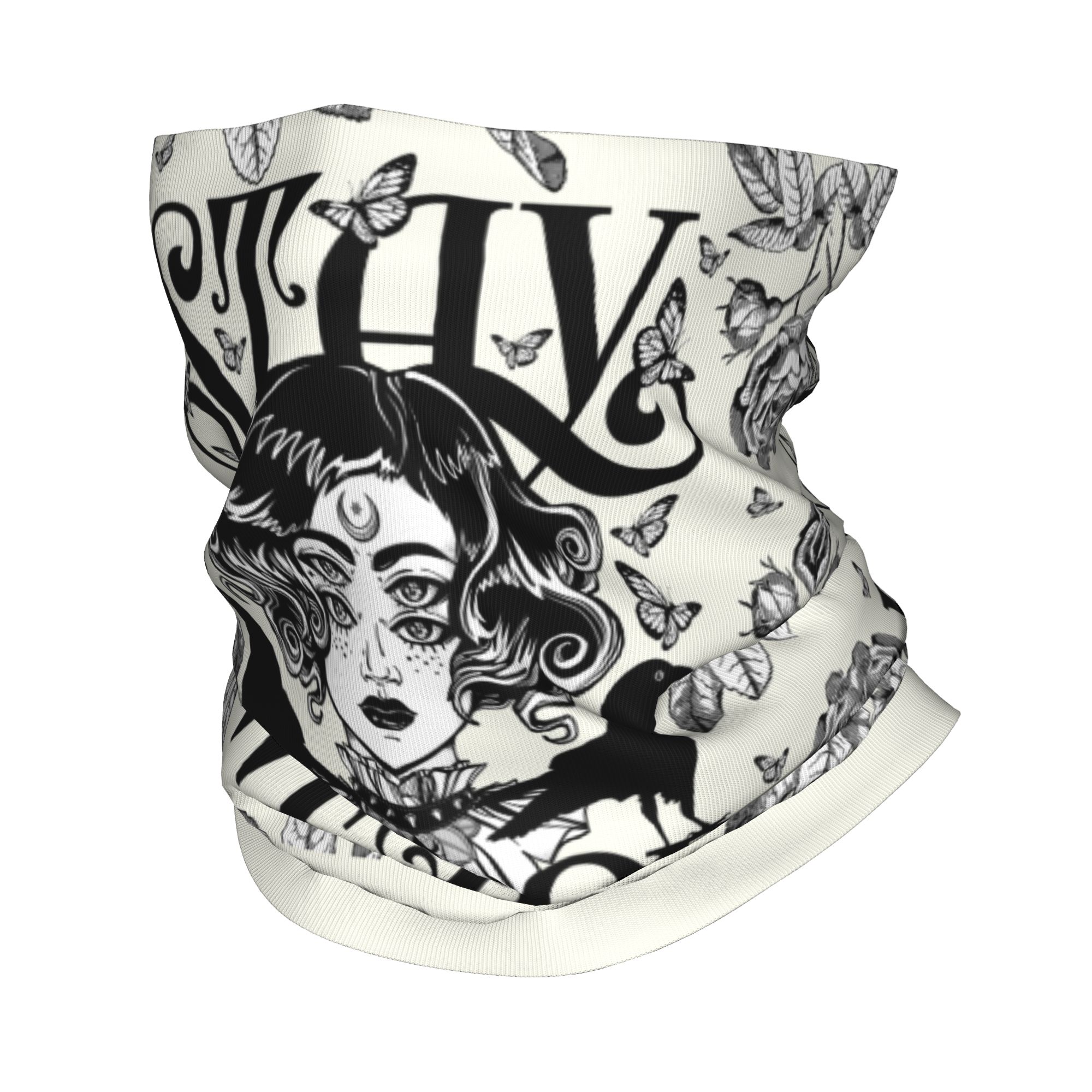 Neck Gaiter Face Cover - Balaclava Tubular Personalizada Stay Weird, Pasamontañas