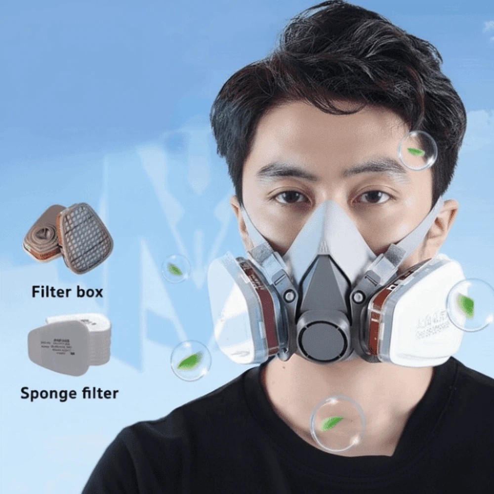 Respirator Half Face - Reutilizable ‌ Respirador Profesional de Media