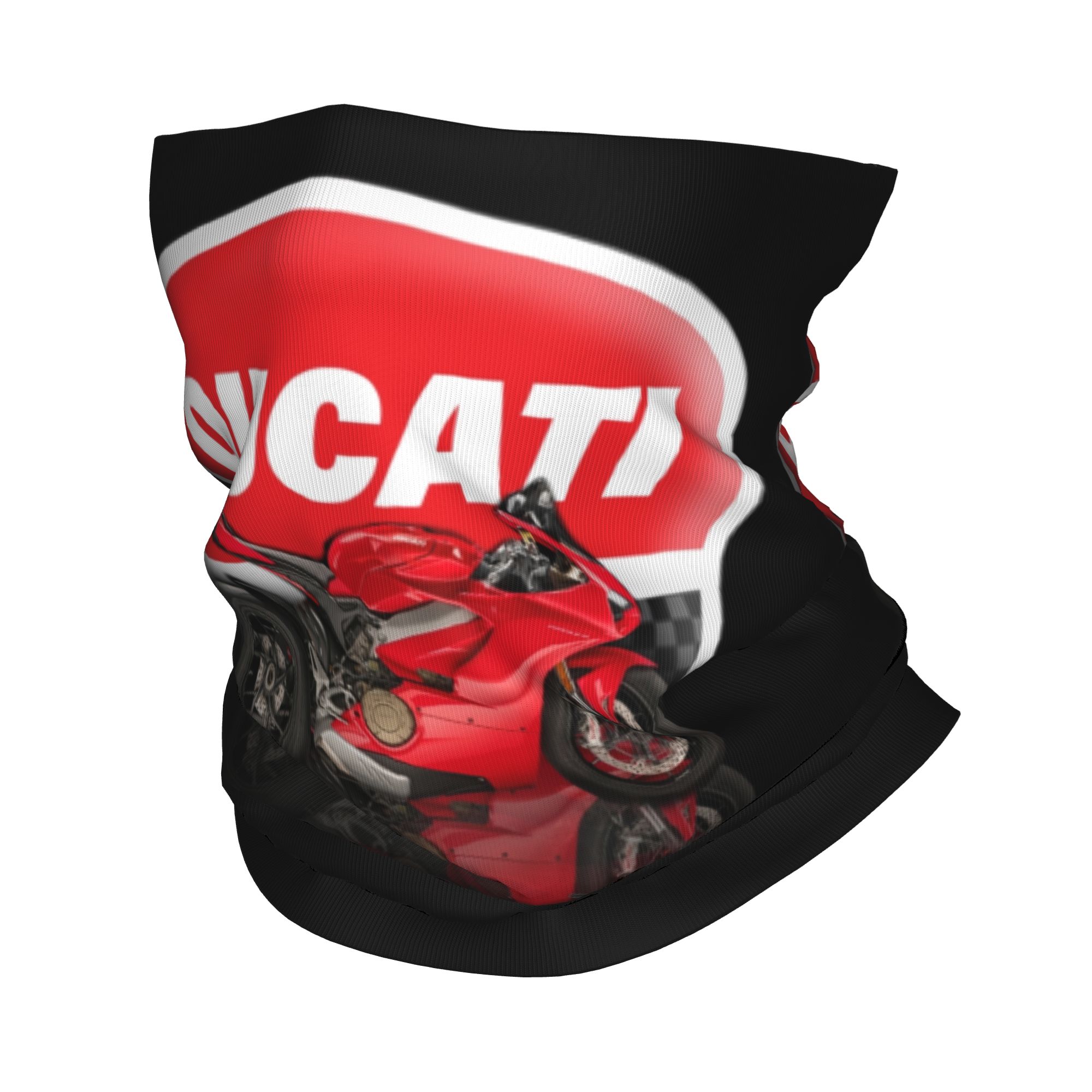 Neck Gaiter Face Cover - Balaclava Tubular Personalizada Ducati de Carreras,