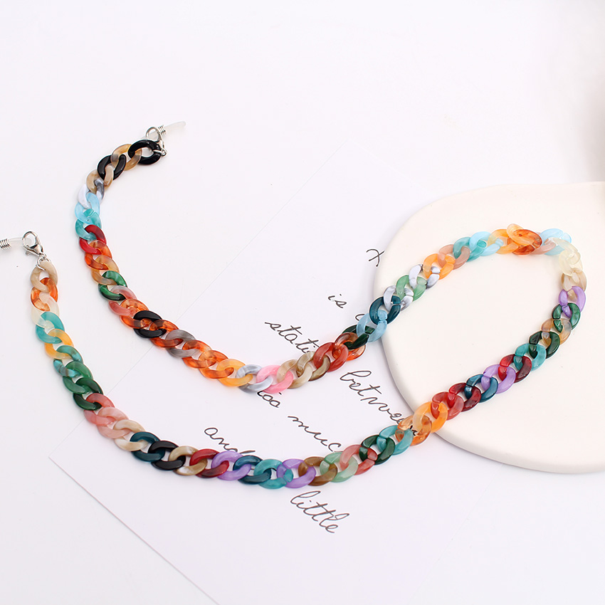 Cadena de gafas acrílicas, cad - Mask Chain Holder reseña y precio