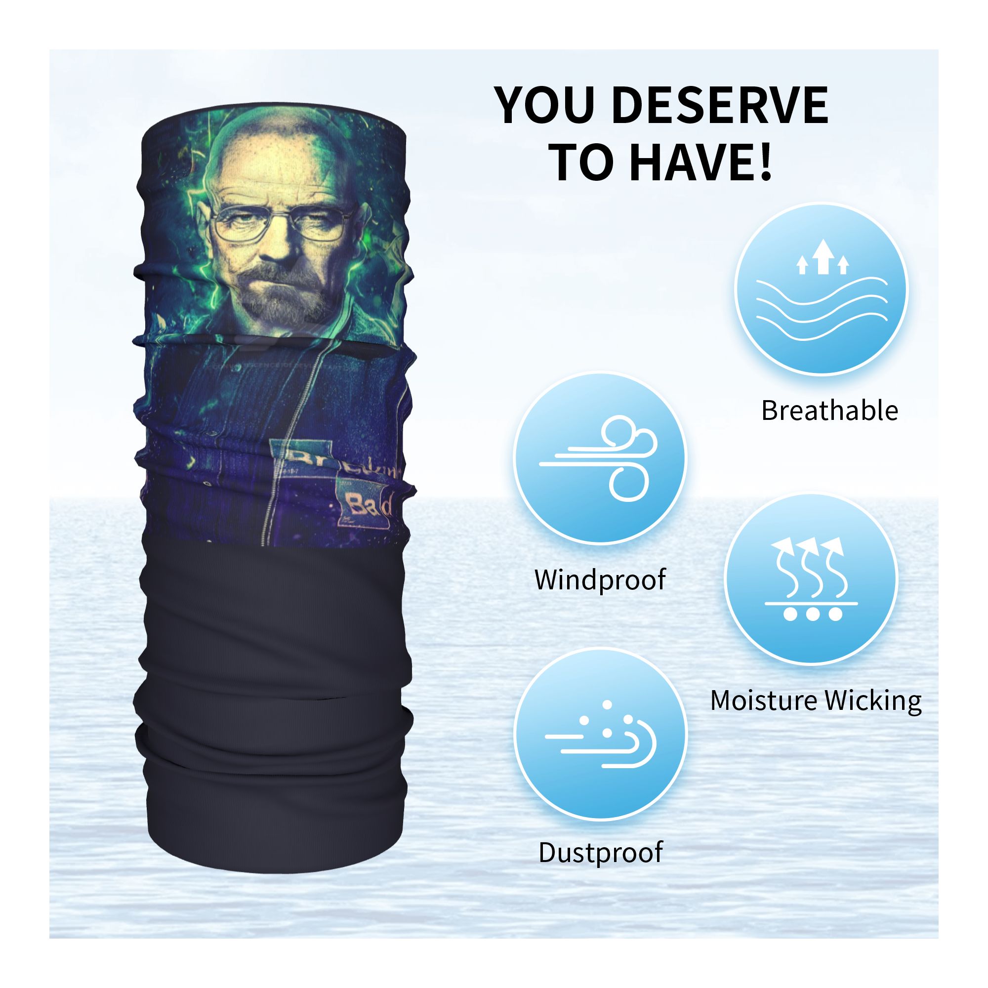 Braga de cuello personalizada  - Neck Gaiter Face Cover reseña y precio